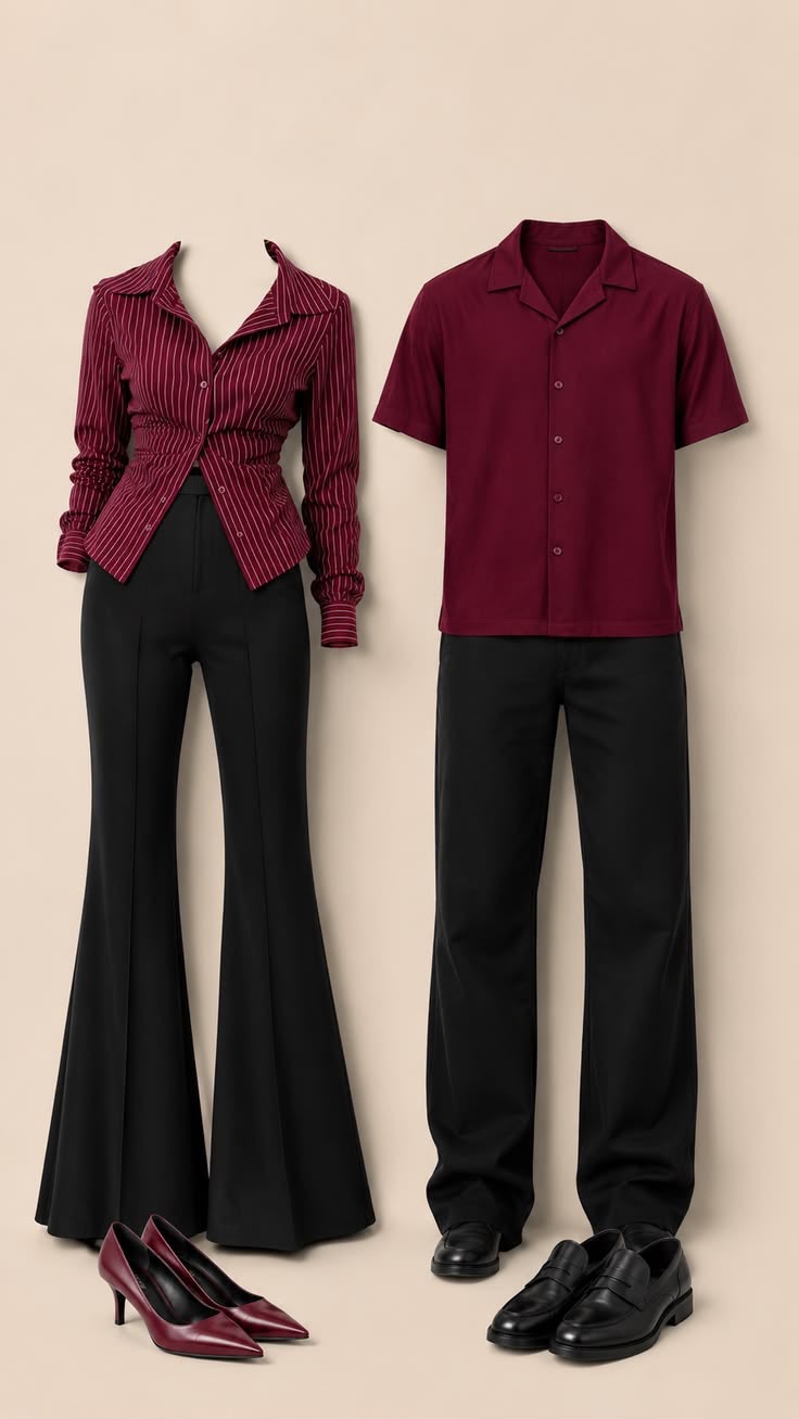 Camisa Vinho